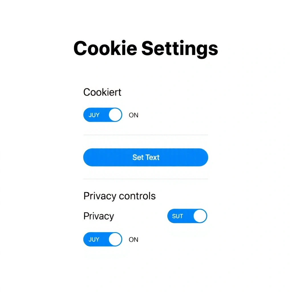 Cookie preferences dashboard