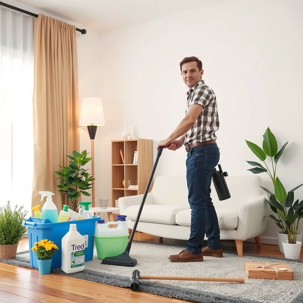 Regular home cleaning service